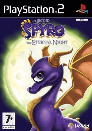 Legend of Spyro The Eternal Night box art for Playstation 2